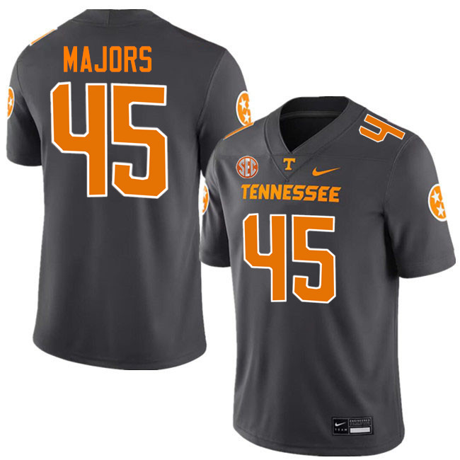 Johnny Majors Tennessee Jersey,Tennessee Volunteers #45 Johnny Majors College Jersey,Uniforms-Smoke